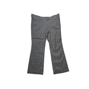 Lane Bryant Womens Dress Pants 20R Black White The Allie Bootcut Office Work